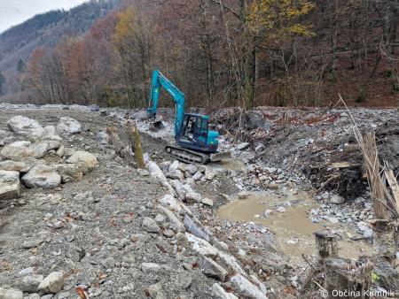 Sanacija vodotokov in hudournikov v Črni (4)